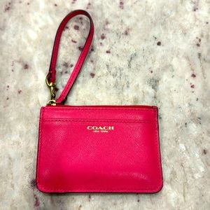Coach Pink Wristlet